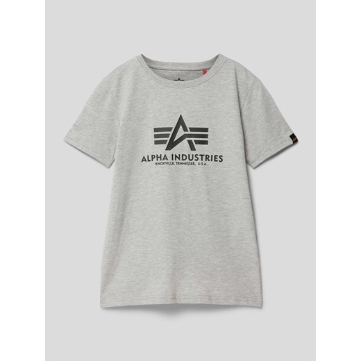 T-shirt z nadrukiem z logo model ‘Basic’ ze sklepu Peek&Cloppenburg  w kategorii T-shirty chłopięce - zdjęcie 168859178