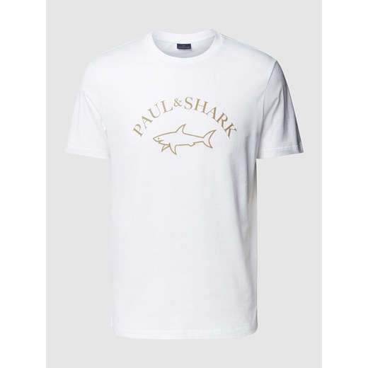 T-shirt z nadrukiem z logo ze sklepu Peek&Cloppenburg  w kategorii T-shirty męskie - zdjęcie 168859457