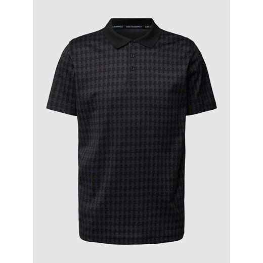Koszulka polo o kroju regular fit ze wzorem na całej powierzchni ze sklepu Peek&Cloppenburg  w kategorii T-shirty męskie - zdjęcie 168860228
