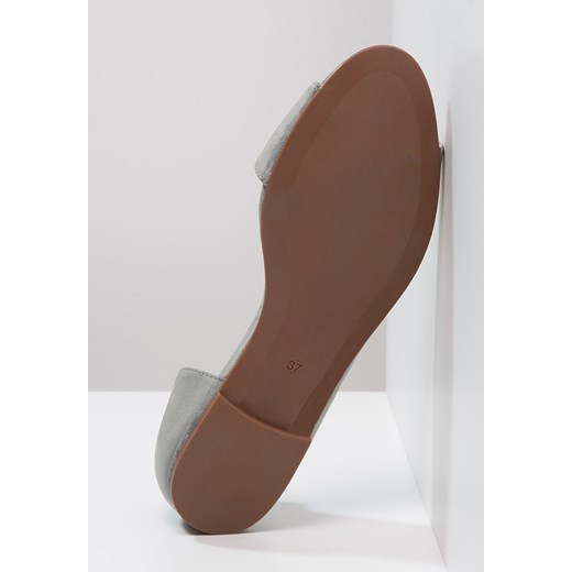 Zign Baleriny Peep Toe gris zalando brazowy na obcasie
