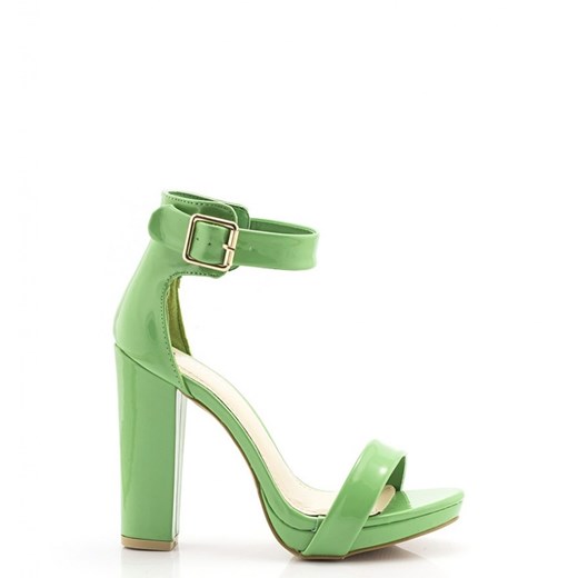 Zielone Sandały Green Sandals Lola born2be-pl zielony sandały