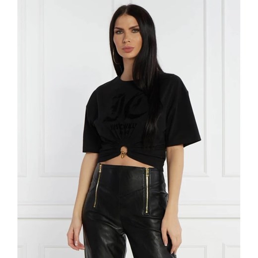 Just Cavalli T-shirt | Cropped Fit ze sklepu Gomez Fashion Store w kategorii Bluzki damskie - zdjęcie 168926067