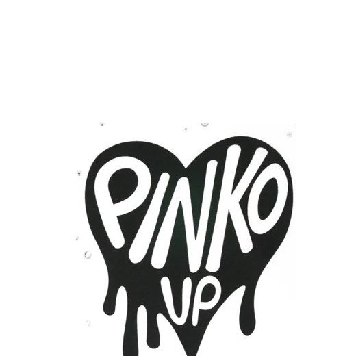 Bluzka dziewczęca Pinko z krótkim rękawem z nadrukami z elastanu 