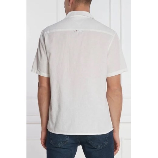 Tommy Jeans Koszula | Regular Fit | z dodatkiem lnu Tommy Jeans M Gomez Fashion Store okazja