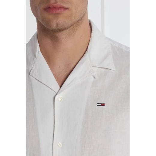 Tommy Jeans Koszula | Regular Fit | z dodatkiem lnu Tommy Jeans S wyprzedaż Gomez Fashion Store