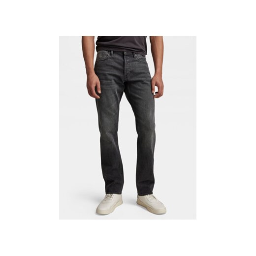 G-Star Raw Jeansy Mosa D23692-B479 Czarny Straight Fit ze sklepu MODIVO w kategorii Jeansy męskie - zdjęcie 168927635