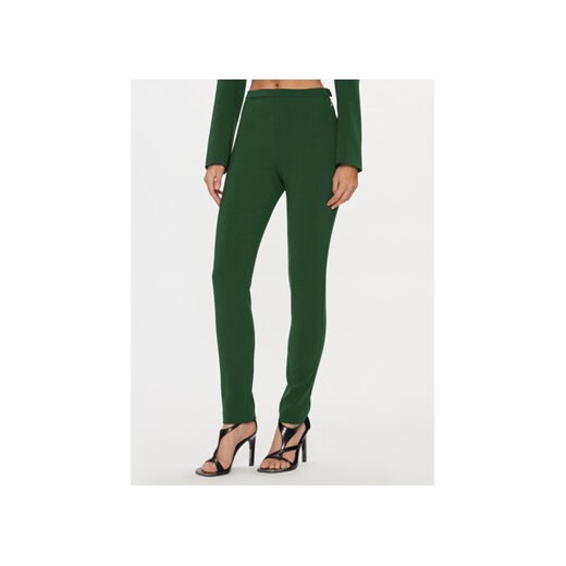 Patrizia Pepe Spodnie materiałowe P0599/A6F5-G570 Zielony Slim Fit ze sklepu MODIVO w kategorii Spodnie damskie - zdjęcie 168927727