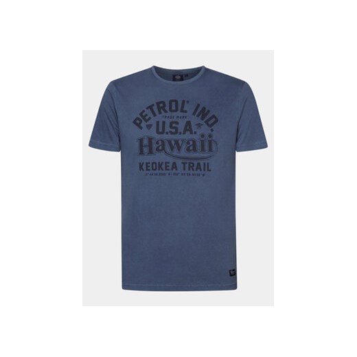 Petrol Industries T-Shirt M-1040-TSR606 Niebieski Regular Fit ze sklepu MODIVO w kategorii T-shirty męskie - zdjęcie 168927837
