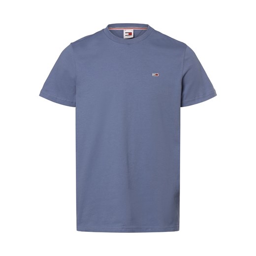 Tommy Jeans Koszulka męska Mężczyźni Bawełna niebieski jednolity ze sklepu vangraaf w kategorii T-shirty męskie - zdjęcie 168928319