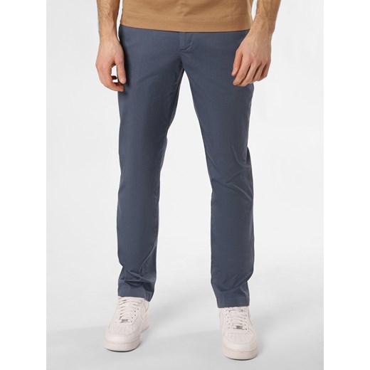 Tommy Hilfiger Spodnie - Denton Mężczyźni Bawełna niebieski wzorzysty ze sklepu vangraaf w kategorii Spodnie męskie - zdjęcie 168928337