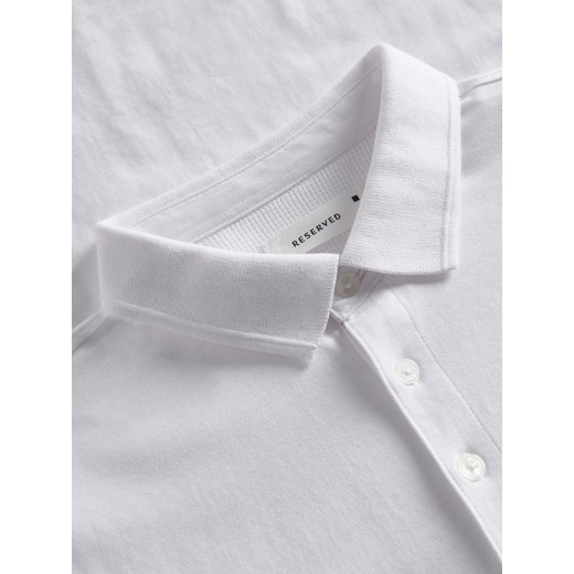 T-shirt męski biały Reserved