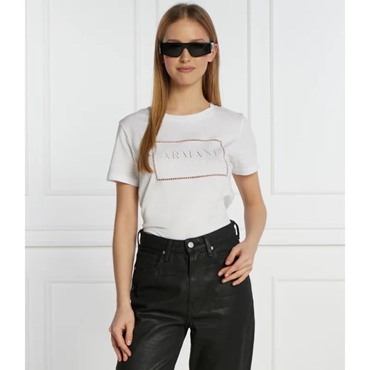 Armani Exchange T-shirt | Regular Fit ze sklepu Gomez Fashion Store w kategorii Bluzki damskie - zdjęcie 168933876