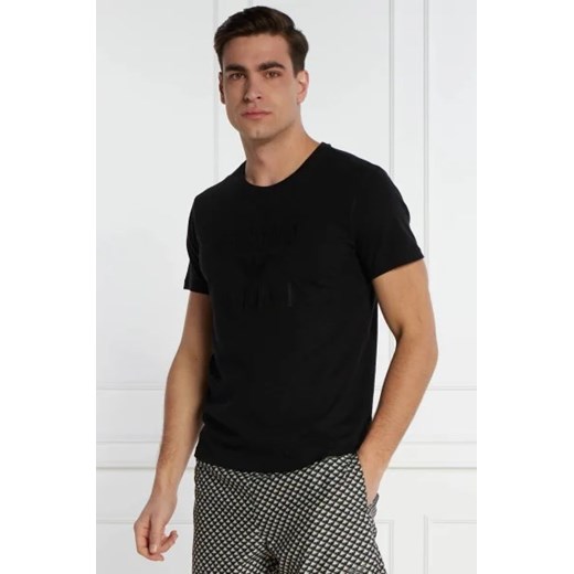 T-shirt męski Emporio Armani z krótkimi rękawami czarny casual 