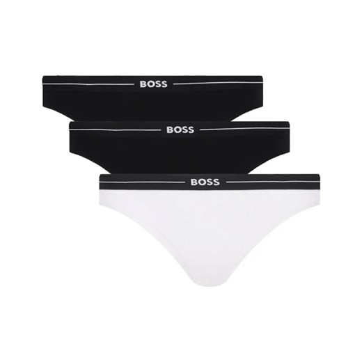BOSS BLACK Stringi 3-pack 3P THONG ze sklepu Gomez Fashion Store w kategorii Majtki damskie - zdjęcie 168934135