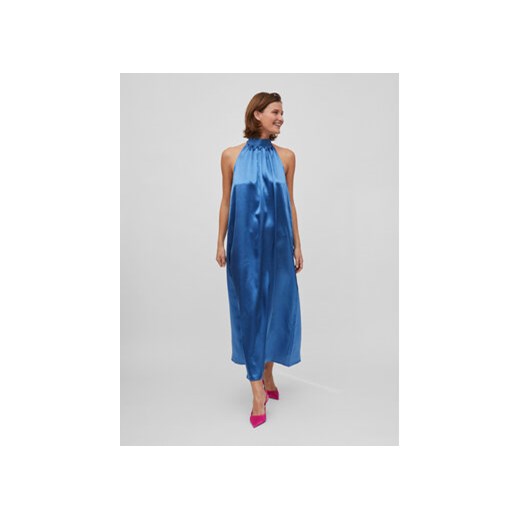Vila Sukienka koktajlowa Sittas 14084844 Niebieski Relaxed Fit Vila 38 promocja MODIVO