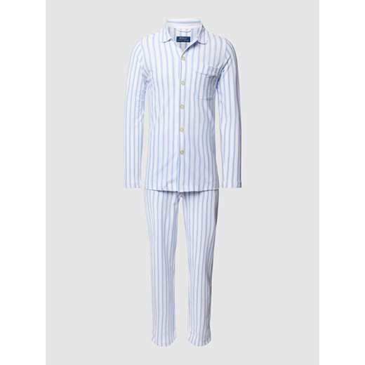 Piżama o kroju slim fit z kieszenią na piersi ze sklepu Peek&Cloppenburg  w kategorii Piżamy męskie - zdjęcie 168936997