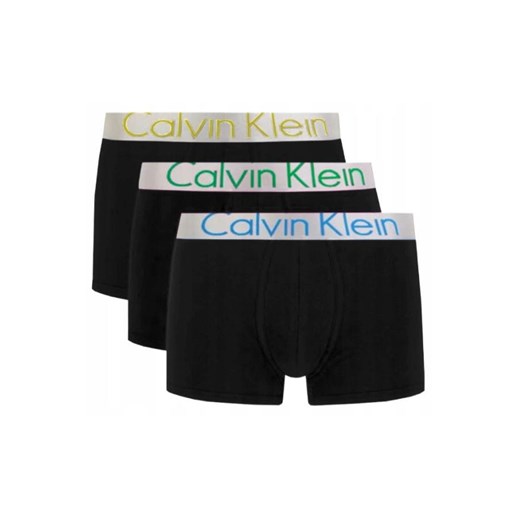 bokserki męskie calvin klein 00nb2453o czarny 3-pak ze sklepu Royal Shop w kategorii Majtki męskie - zdjęcie 168939279