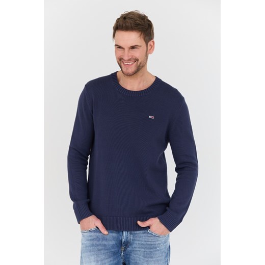 TOMMY JEANS Granatowy sweter, Rozmiar L ze sklepu outfit.pl w kategorii Swetry męskie - zdjęcie 168939548