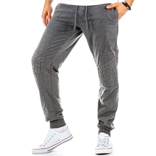 Spodnie dresowe (ux0150) - Szary dstreet  baggy