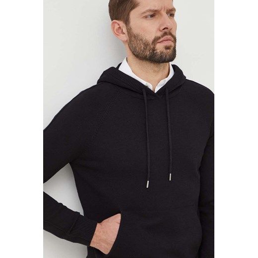 Sisley sweter kolor czarny lekki ze sklepu ANSWEAR.com w kategorii Swetry męskie - zdjęcie 168940098