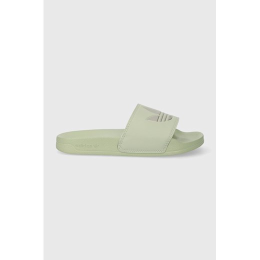 adidas Originals klapki Adilette Lite kolor zielony IE2991 ze sklepu PRM w kategorii Klapki damskie - zdjęcie 168957189