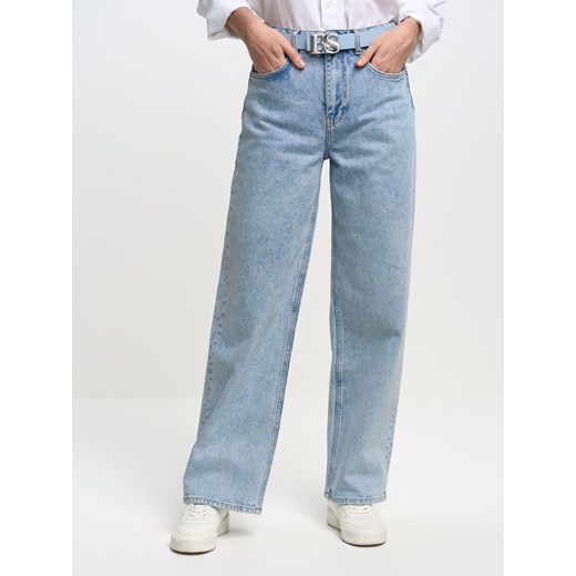 Spodnie jeans damskie wide Meghan 115 ze sklepu Big Star w kategorii Jeansy damskie - zdjęcie 168957416