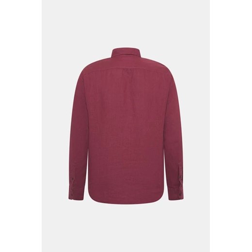 REPLAY Lniana koszula - Bordowy - Mężczyzna - 2XL(2XL) Replay 2XL(2XL) okazja Halfprice