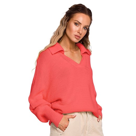 made of emotion Sweter w kolorze brzoskwiniowym ze sklepu Limango Polska w kategorii Swetry damskie - zdjęcie 168958809