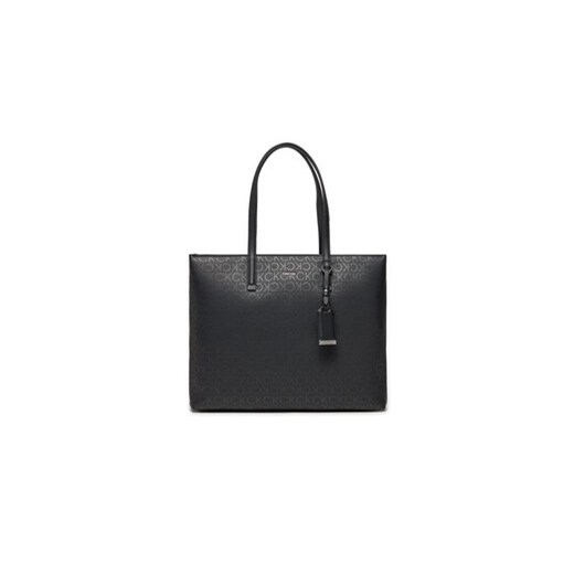 Calvin Klein Torebka Ck Must Shopper Md_Epi Mono K60K611767 Czarny ze sklepu MODIVO w kategorii Torby Shopper bag - zdjęcie 168960025