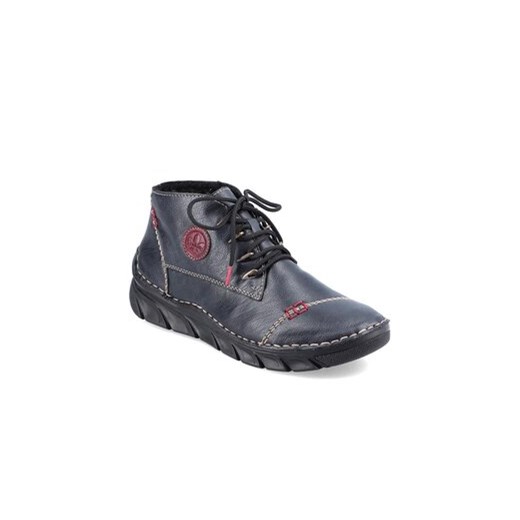 Rieker Botki 55002-14 Niebieski Rieker 37 promocja MODIVO