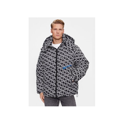 KARL LAGERFELD Kurtka puchowa Klj Monogram Aop Puffer Jacket 236D1500 Czarny XL MODIVO