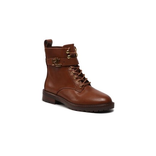 Lauren Ralph Lauren Botki Elridge 802838413002 Brązowy 35_5 wyprzedaż MODIVO
