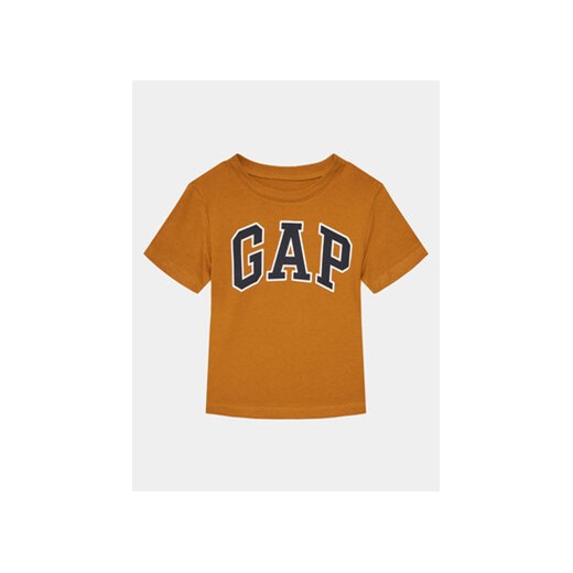 Gap T-Shirt 748026-05 Brązowy Regular Fit ze sklepu MODIVO w kategorii T-shirty chłopięce - zdjęcie 168971877