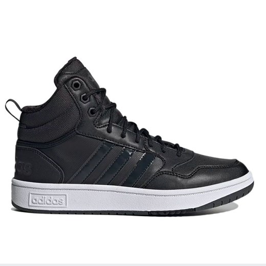 Buty adidas Hoops 3.0 Mid Winterized GW6434 - czarne ze sklepu streetstyle24.pl w kategorii Buty sportowe damskie - zdjęcie 168972065