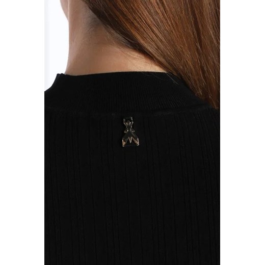Sweter damski czarny Patrizia Pepe z okrągłym dekoltem