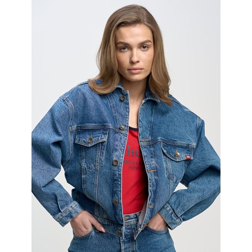 Kurtka damska jeansowa z kolekcji Authentic 400 ze sklepu Big Star w kategorii Kurtki damskie - zdjęcie 168974475