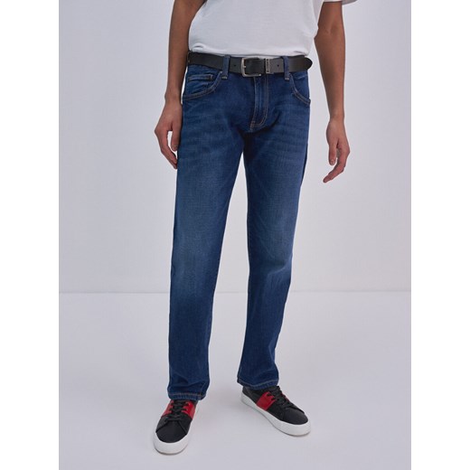 Spodnie jeans męskie granatowe Tommy 630 ze sklepu Big Star w kategorii Jeansy męskie - zdjęcie 168974968