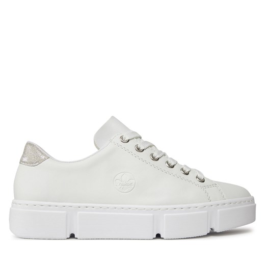 Sneakersy Rieker N59W1-80 Biały ze sklepu eobuwie.pl w kategorii Trampki damskie - zdjęcie 168975718