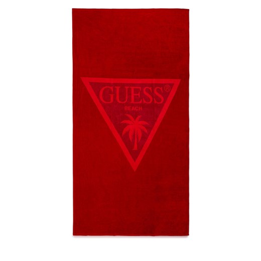 Ręcznik Guess E4GZ03 SG00L Czerwony ze sklepu eobuwie.pl w kategorii Ręczniki - zdjęcie 168975725