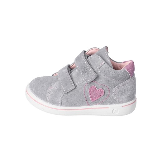 PEPINO Skórzane sneakersy "Cherri" w kolorze szaro-jasnoróżowym Pepino 26 okazja Limango Polska
