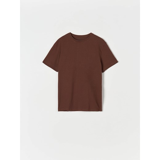 T-shirt męski brązowy Sinsay casual 