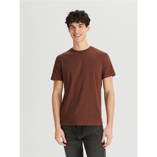 Sinsay - Koszulka - brązowy ze sklepu Sinsay w kategorii T-shirty męskie - zdjęcie 168977109