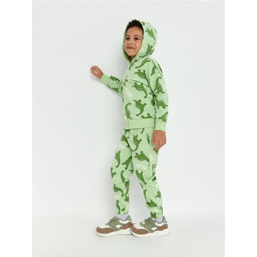 Sinsay - Spodnie dresowe jogger - zielony ze sklepu Sinsay w kategorii Spodnie chłopięce - zdjęcie 168977166
