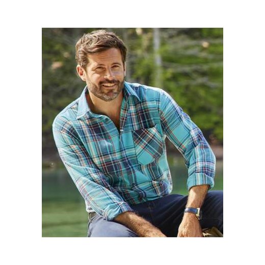 Flanelowa koszula w kratę Atlas ze sklepu Atlas For Men w kategorii Koszule męskie - zdjęcie 168977626