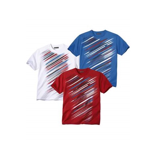 Zestaw 3 koszulek Sport Intense ze sklepu Atlas For Men w kategorii T-shirty męskie - zdjęcie 168977636