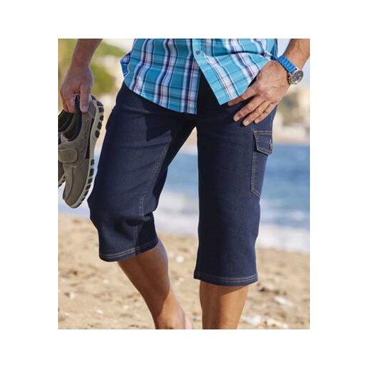 Spodnie 3/4 z lekkiego i wytrzymałego denimu ze sklepu Atlas For Men w kategorii Spodnie męskie - zdjęcie 168977746