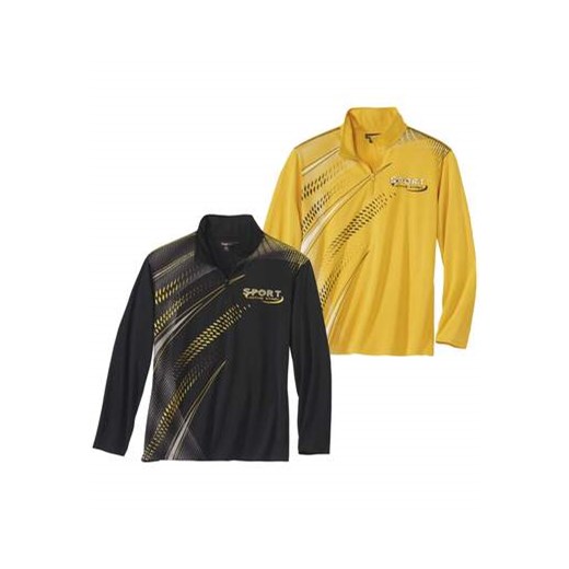 Zestaw 2 bluz z suwakiem Sport Casual ze sklepu Atlas For Men w kategorii Swetry męskie - zdjęcie 168977775
