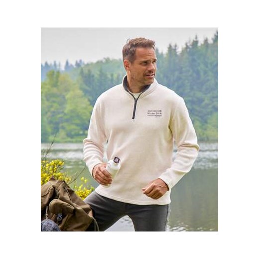Bluza z moltonu z suwakiem Winter Outdoor ze sklepu Atlas For Men w kategorii Bluzy męskie - zdjęcie 168977778