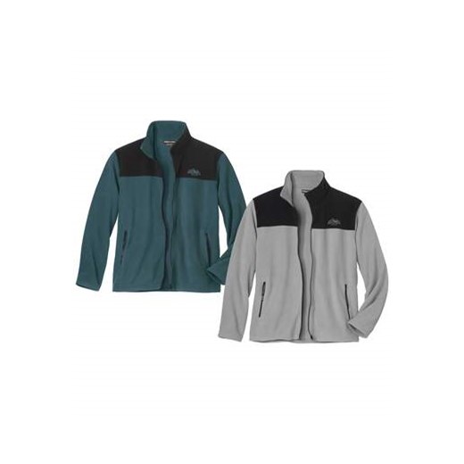 Zestaw 2 polarowych bluz Atlas ze sklepu Atlas For Men w kategorii Bluzy męskie - zdjęcie 168977875