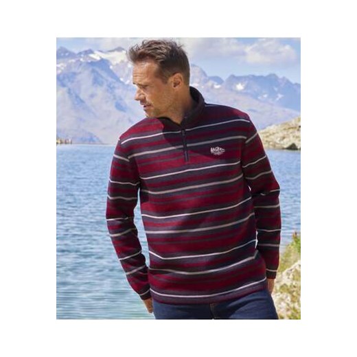 Bluza z moltonu w paski ze sklepu Atlas For Men w kategorii Bluzy męskie - zdjęcie 168977876